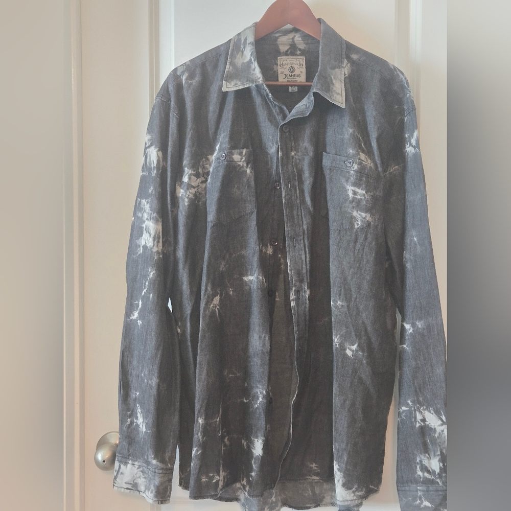 Rocawear Tie-Dye Denim Men's Jacket